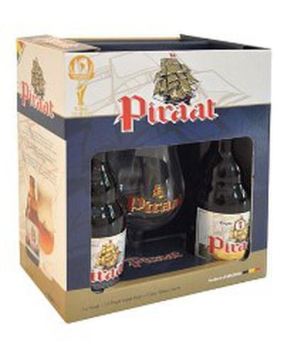 Пивной набор Van Steenberge Piraat 10,5 %, 330 мл., стекло