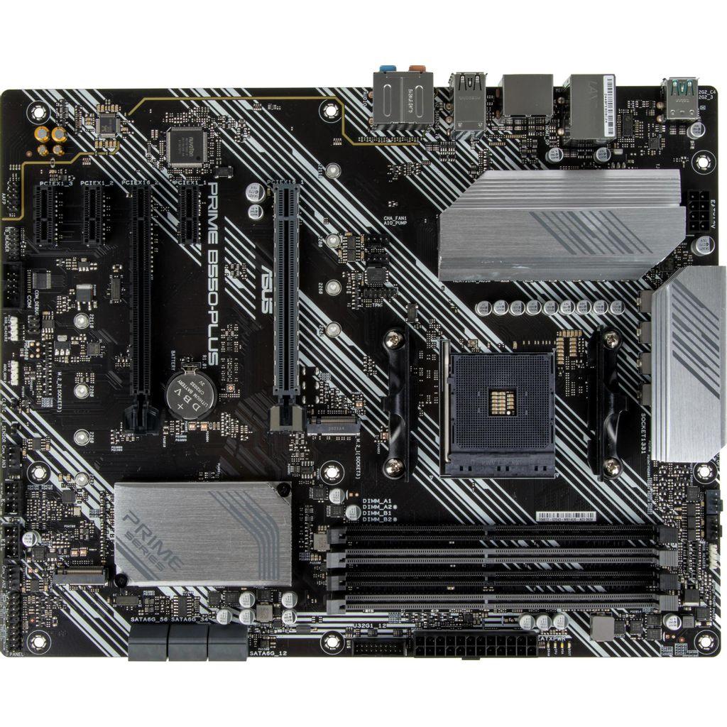Материнская плата ASUS PRIME B550-PLUS, Socket AM4, AMD B550, ATX, Ret