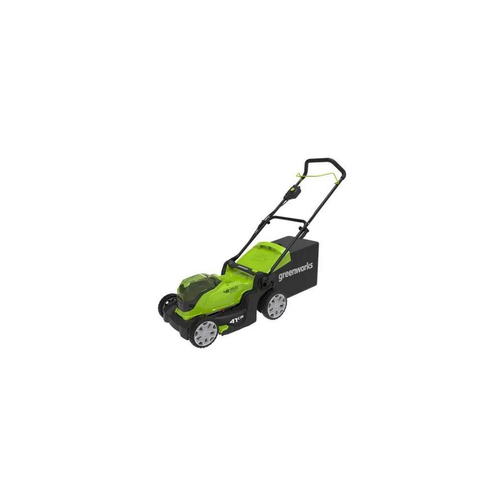 Газонокосилка аккумуляторная GREENWORKS G24X2LM41, 41см, несамоходная, без АКБ, без ЗУ [2512607]
