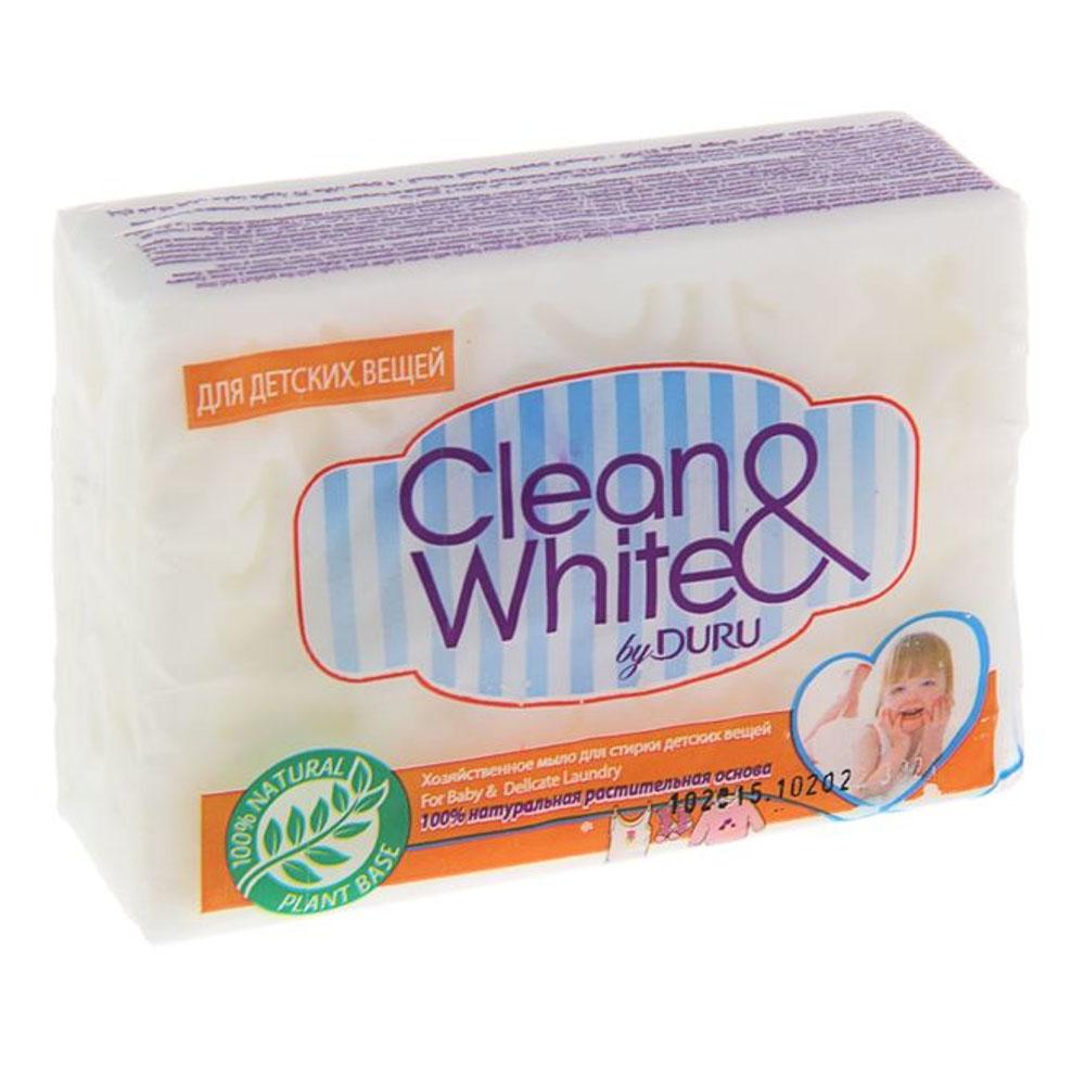 Мыло Duru Clean & White для стирки детских вещей 125 гр., обертка