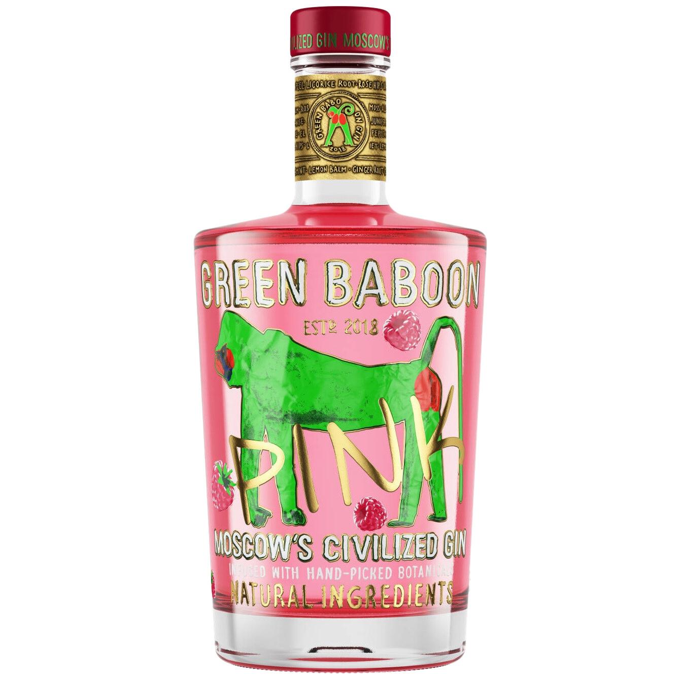 Джин Green Baboon Pink 500 мл., стекло