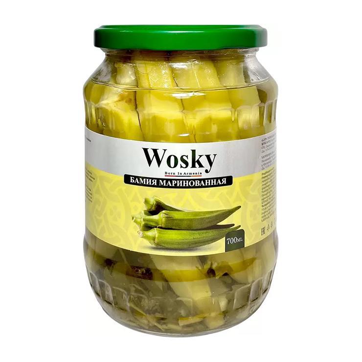 Бамия Wosky окра маринованная 565 гр., стекло