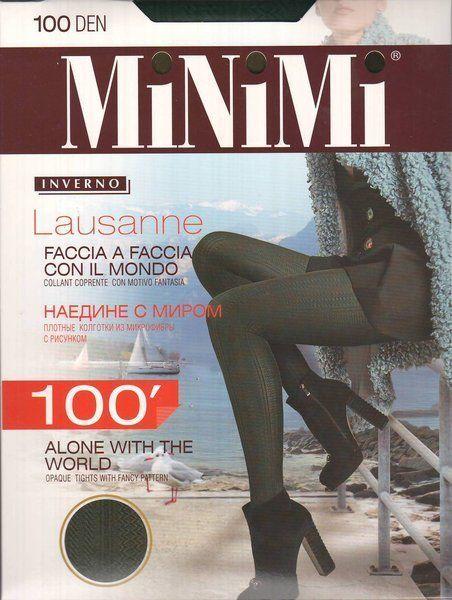 Колготки 100 den Nero 4L Minimi Lausanne, пластиковый пакет