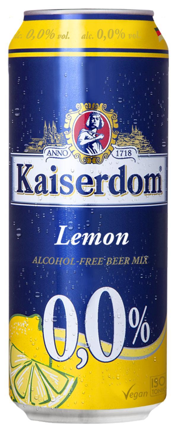 Напиток пивной Kaiserdom Lemon безалкогольный пастеризованный фильтрованный 500 мл., ж/б