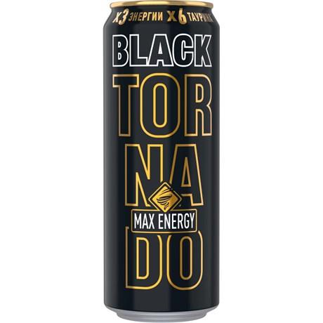 Напиток энергетический Tornado МАХ Energy блэк 450 мл., ж/б