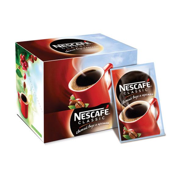 Кофе Nescafe Classic натуральный растворимый гарнулированный 2 гр., саше