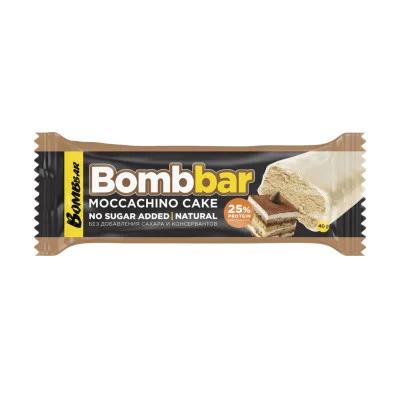Батончик Bombbar Торт моккачино глазированный 40 гр., флоу-пак