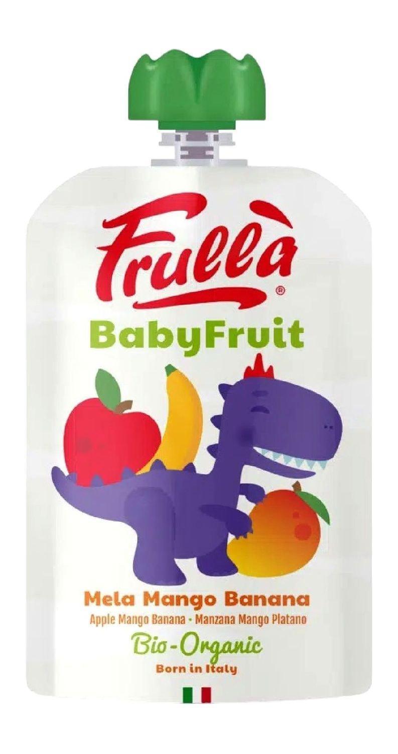 Пюре Frulla яблоко-манго-банан с 6 месяцев 100 гр., дой-пак