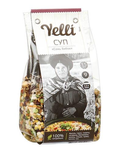 Суп Yelli Семь бобов, 250 гр., флоу-пак