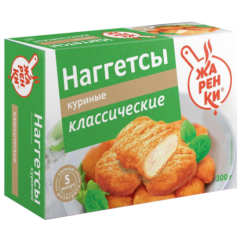Наггетсы Жаренки классические куриные 300 гр., картон