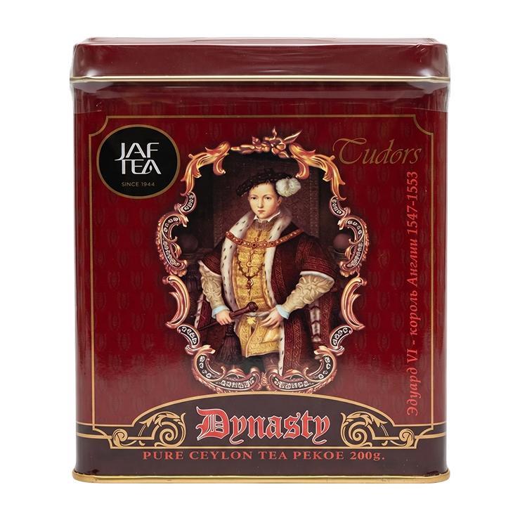 Чай черный Jaf Tea Династия Pekoe листовой 200 гр., ж/б