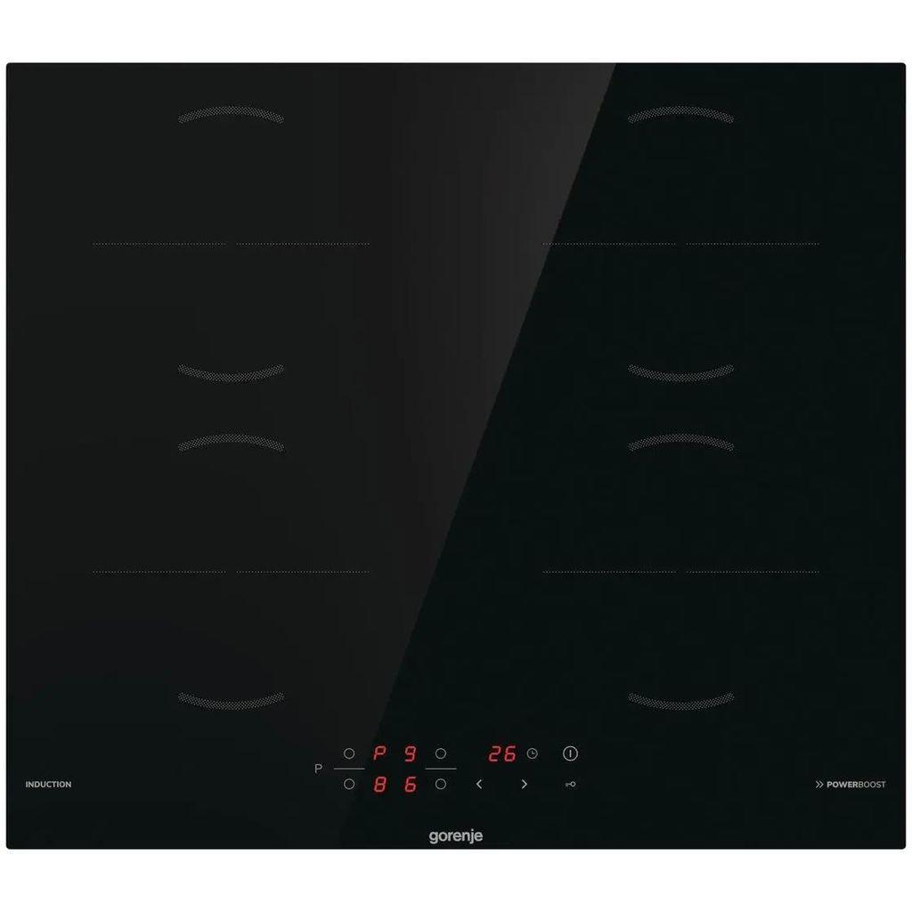 Индукционная варочная поверхность Gorenje GI6401BSCE, конфорок: 4 шт., стеклокерамика, независимая, черный