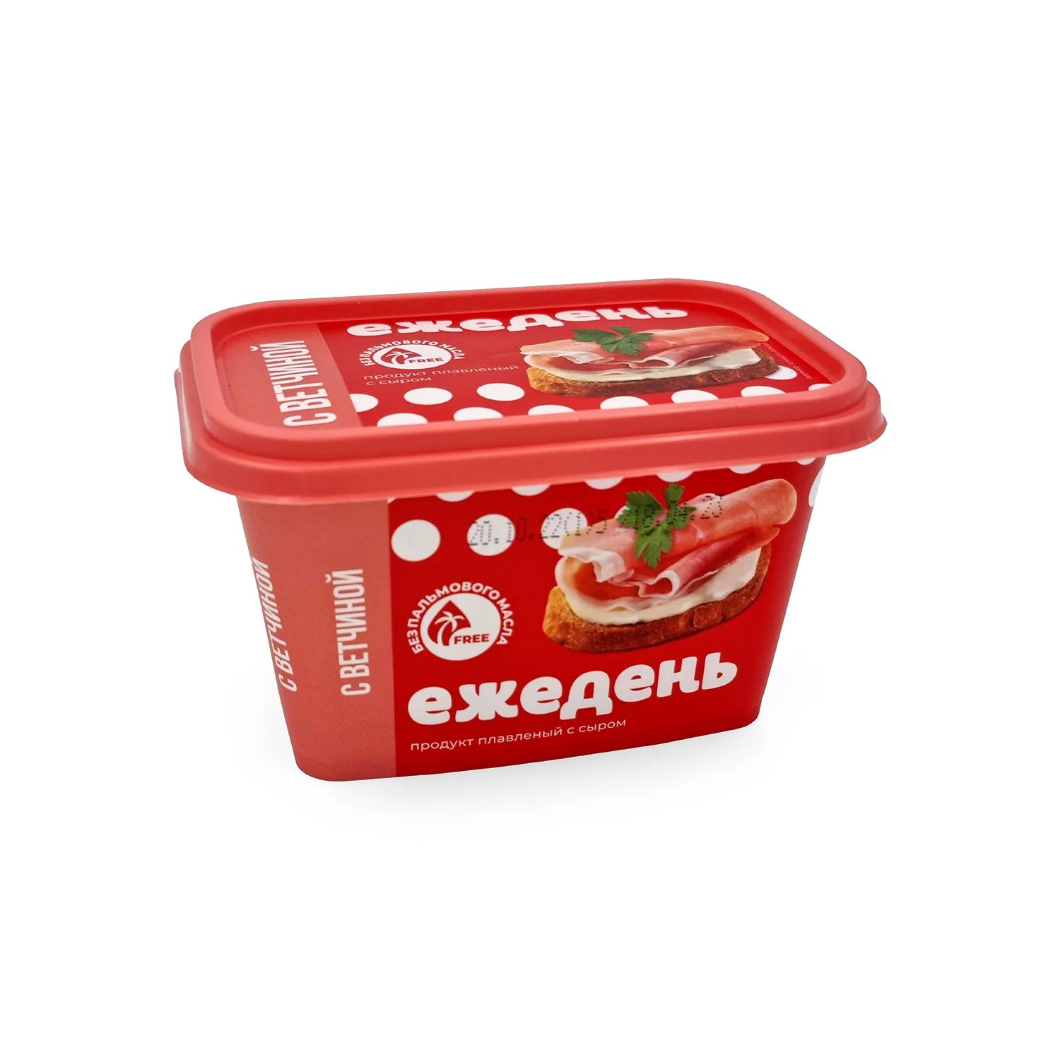Продукт плавленный с сыром Ежедень с ветчиной 370 гр., ПЭТ