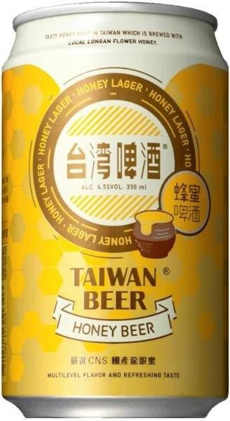 Пивной напиток Taiwan Beer Haney Beer пастеризованный фильтрованный 4,5% 330 мл., ж/б
