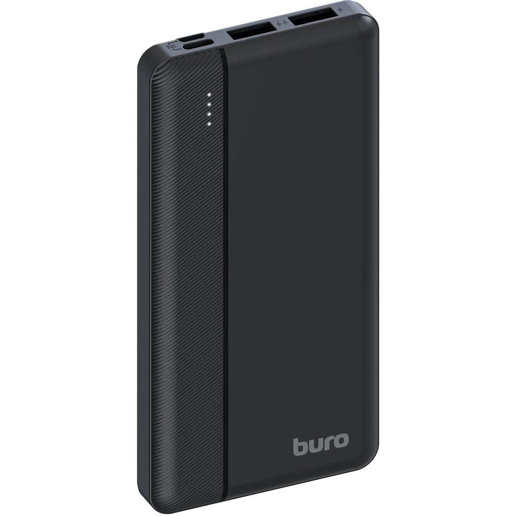 Внешний аккумулятор (Power Bank) Buro BP10A, 10000мAч, черный [bp10a10pbk]