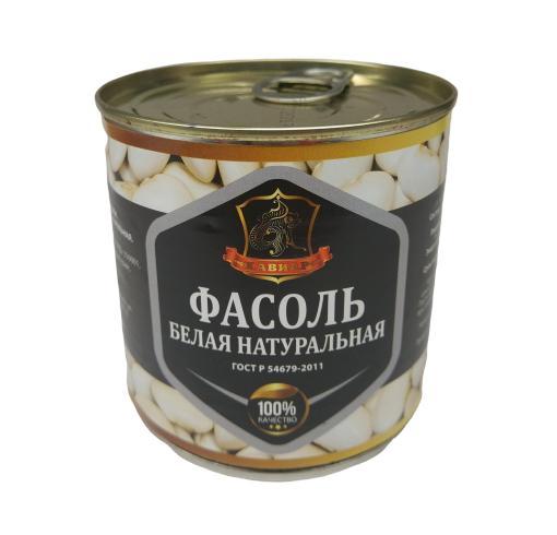 Фасоль Хавиар белая ГОСТ 420 гр., ж/б