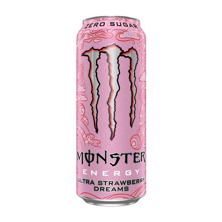 Напиток энергетический Monster Energy ultra strawberry zero sugar 500 мл., ж/б