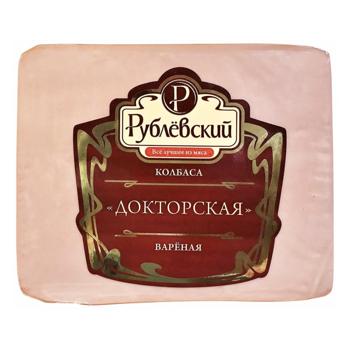 Колбаса Рублевский Докторская вареная 400 гр., в/у