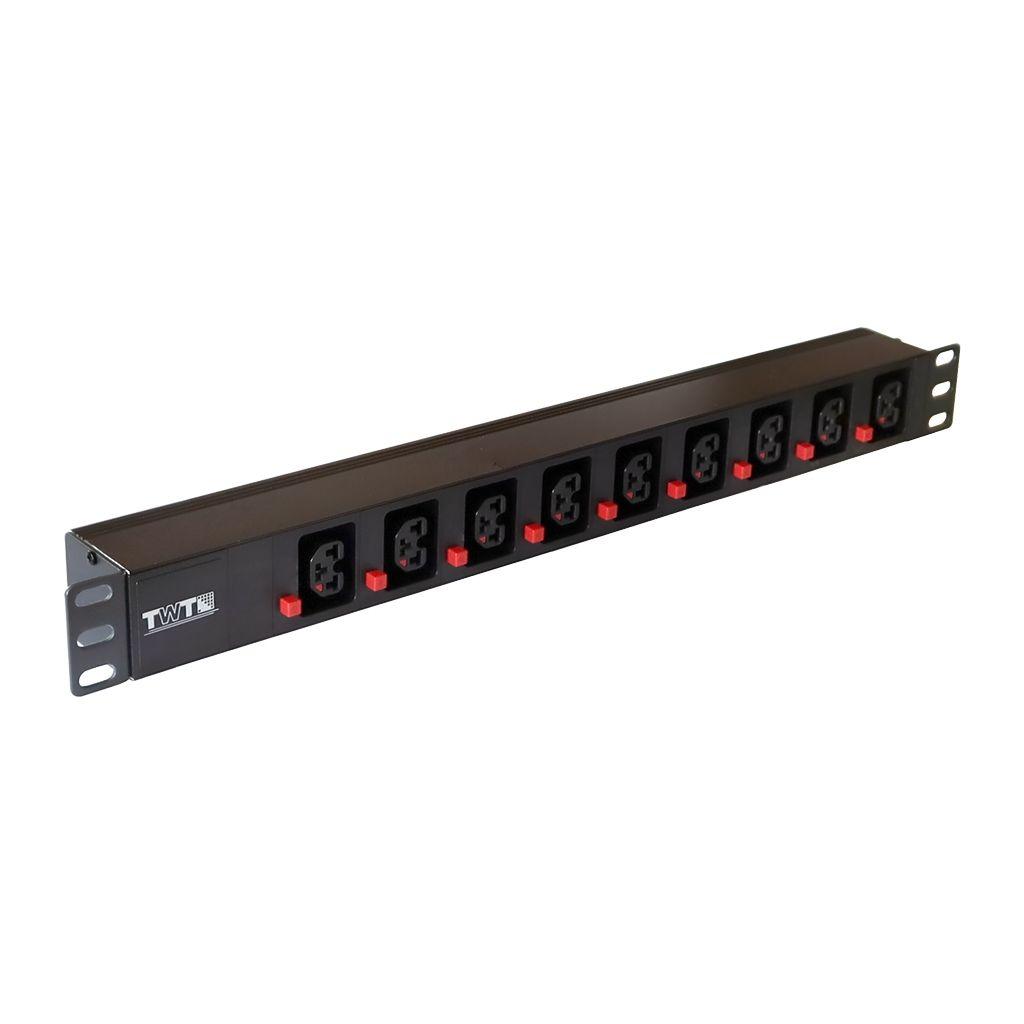 Блок распределения питания LanMaster TWT-PDU19-16A9C39L-C20, горизонт.размещ., C39Х9, Тип вход. тока 16A