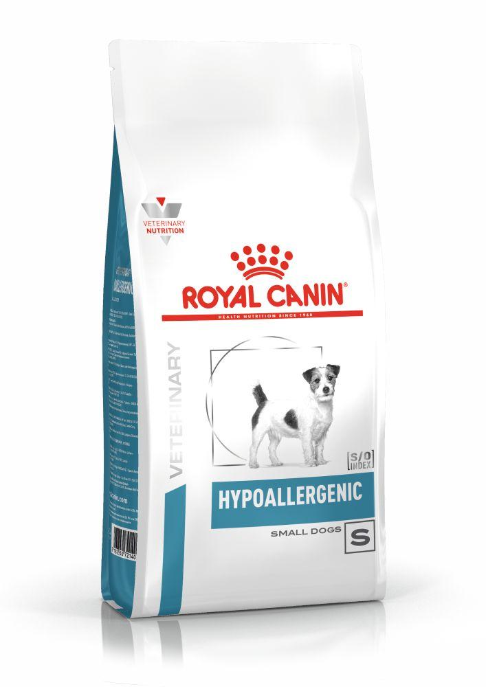 Корм Royal Canin Hypoallergenic Small Dog сухой для взрослых собак мелких пород при пищевой аллергии, 1 кг., пакет