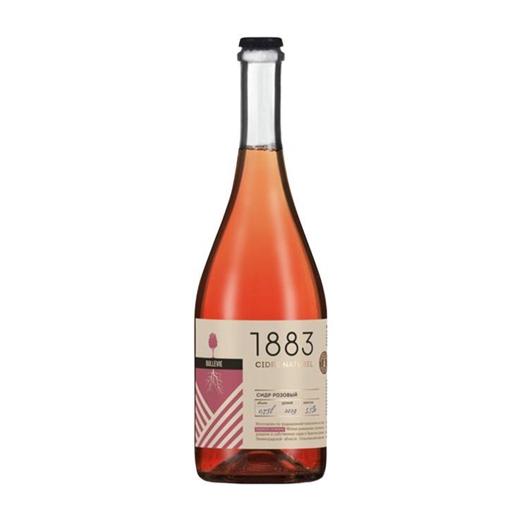 Сидр Bullevie 1883 rose полусухой 5,5% 750 мл., стекло