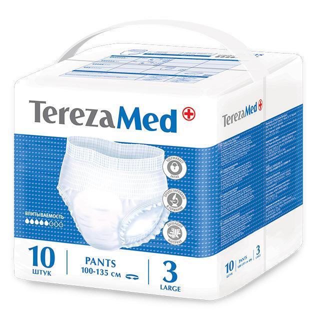 Подгузники-трусики для взрослых TerezaMed Large 100-135см 10шт