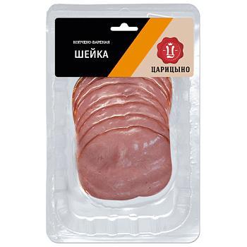Шейка копчено-вареная Царицыно нарезка 100 гр., в/у