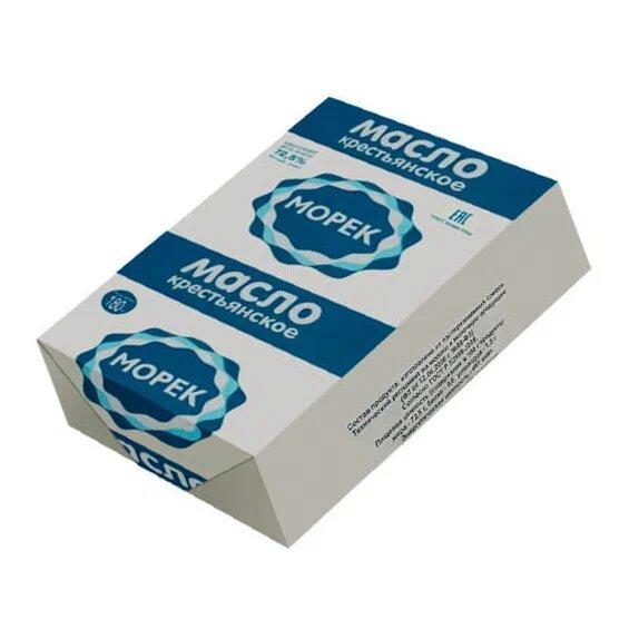 Масло сливочное Морек крестьянское 72,5% 200 гр., обертка