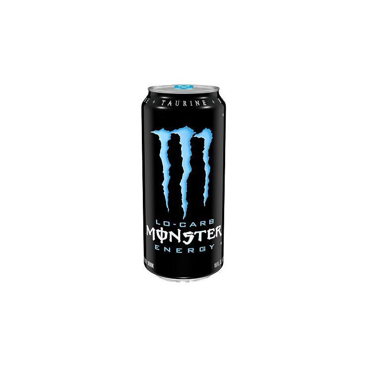 Напиток энергетический Monster lo carb 473 мл., ж/б