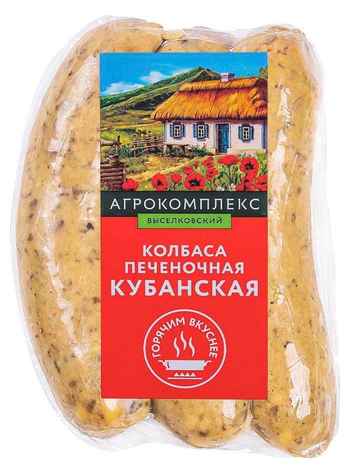 Колбаса Агрокомплекс Выселковский печеночная 350 гр., в/у