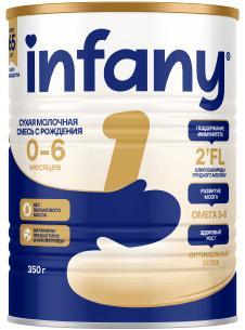 Смесь молочная адаптированная Infany 1 0-6 мес. 350 гр., ж/б