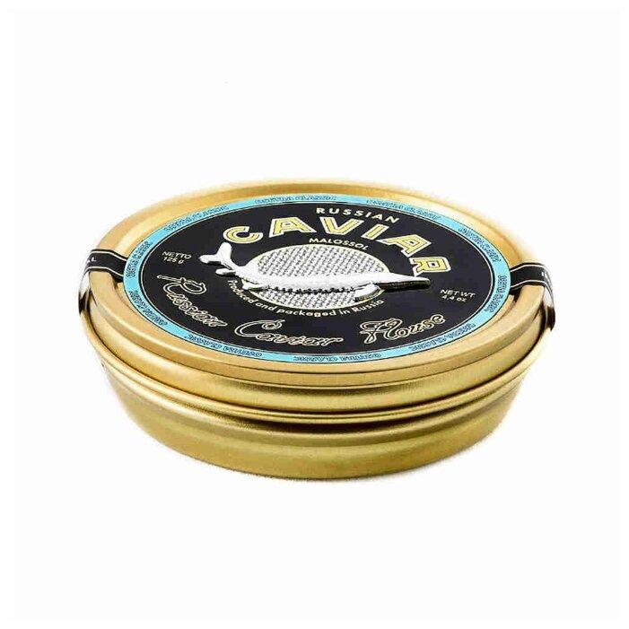Икра Caviar зернистая осетровая классик 125 гр., ж/б