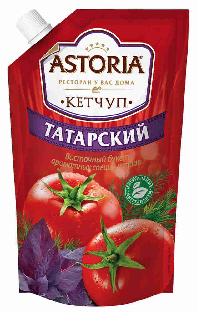 Кетчуп Astoria татарский, 330 гр., дой-пак с дозатором