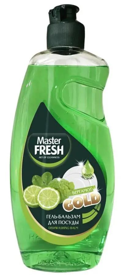 Гель-бальзам для мытья посуды Master Fresh GOLD Бергамот 500 мл., ПЭТ