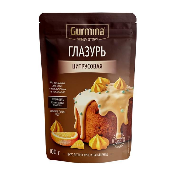 Глазурь Gurmina Honey Story цитрусовая 100 гр., дой-пак