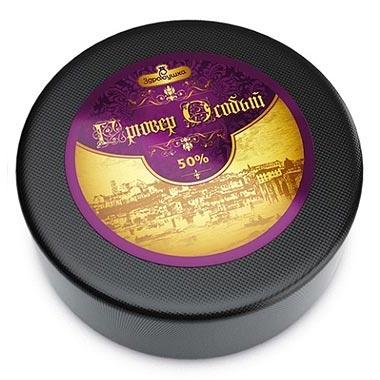 Сыр 50% Здравушка Грювер особый, 3 кг., вакуумная упаковка