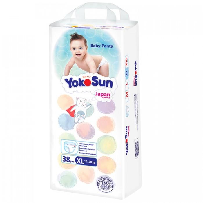 Подгузники-трусики YokoSun XL (12-20 кг.) 38 шт., 1,8 кг., флоу-пак
