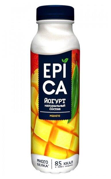 Йогурт питьевой Epica манго 2,5% 290 гр., ПЭТ