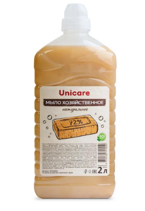 Жидкое мыло UNICARE хозяйственное универсальное, 1 л., ПЭТ