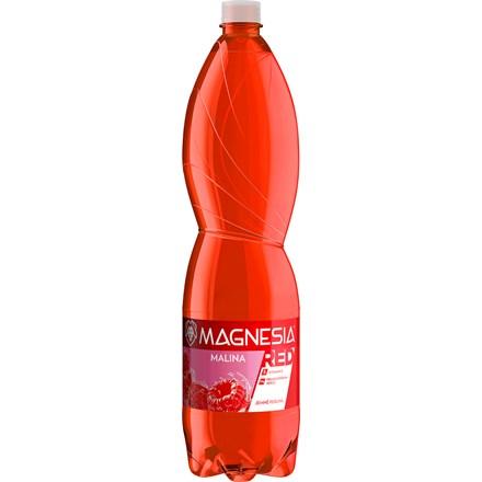 Вода газированная Magnesia red минеральная малина 1.5 л., ПЭТ