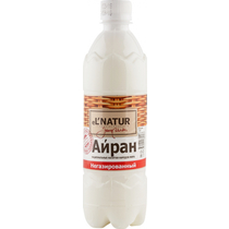 Айран El`Natur газированный 1,7% 500 мл., ПЭТ