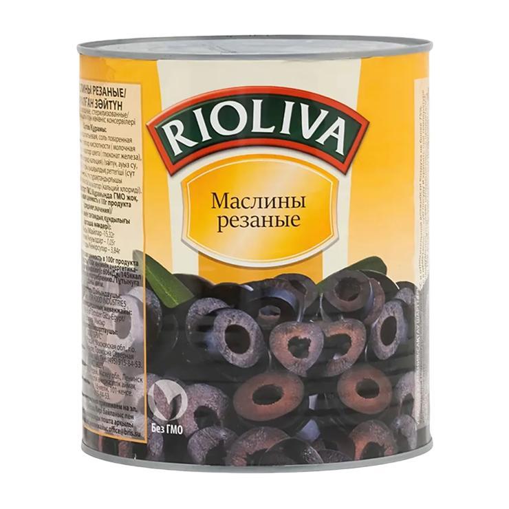 Маслины Rioliva резаные 3 кг., ж/б