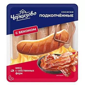 Сосиски Черкизово подкопченые, 400 гр., в/у