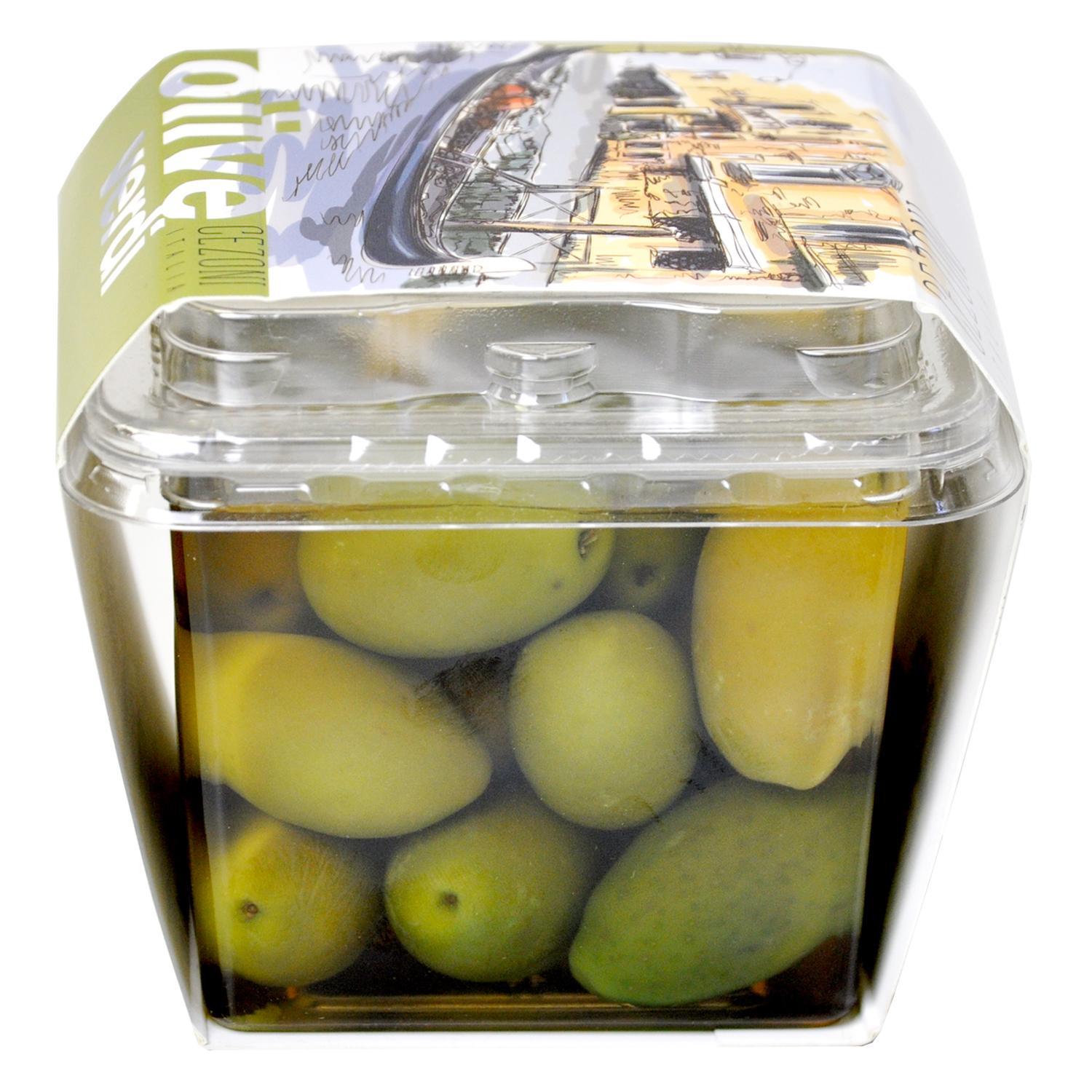 Оливки изумрудные Cezoni GG Bella di Cerignola, 350 гр., ПЭТ
