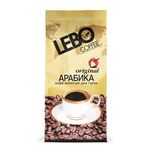 Кофе Lebo Original молотый для турки, 200 гр., флоу-пак
