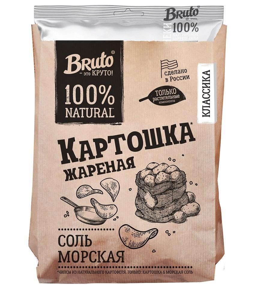 Картошечка Bruto с солью 120 гр., флоу-пак