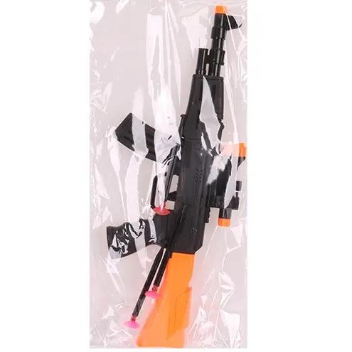 Автомат S+S TOYS Калашников 18*45 см., пули с присосками, пакет