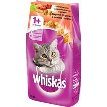 Корм для взрослых кошек сухой Whiskas аппетитное ассорти с говядиной и кроликом 1,9 кг., флоу-пак