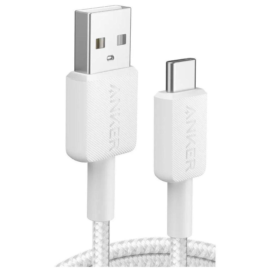 Кабель ANKER 322, USB Type-C (m) - USB (m), 0.9м, MFI, 3A [a81h5g21]