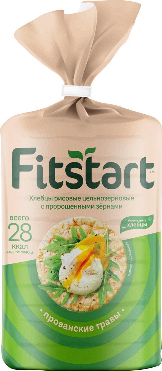 Хлебцы рисовые Fitstart Прованские травы 90 гр., пакет
